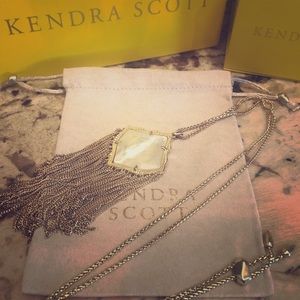 Kendra Scott Mother of Pearl Kingston Necklace